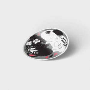Black & White Bunnies Flop Vinyl Sticker Decorative Stickers Flair Fighter   