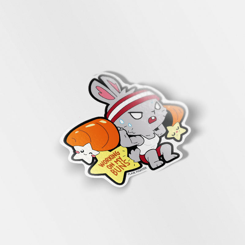 Bunny Collection Vinyl Stickers FULL SET [12 PCS] Decorative Stickers Flair Fighter   
