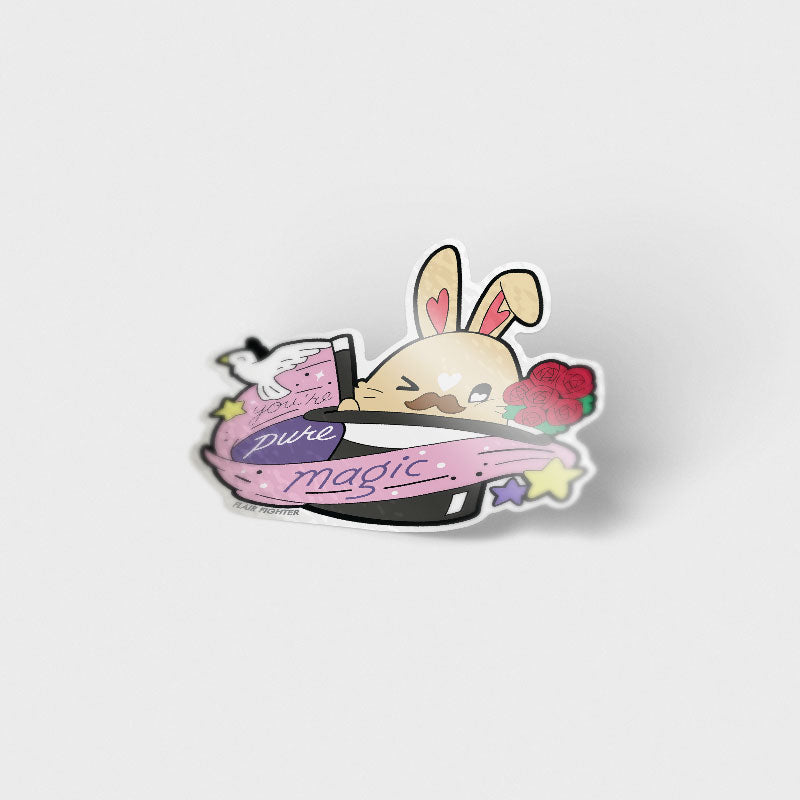 Magic Hat Bunny Vinyl Sticker Decorative Stickers Flair Fighter   