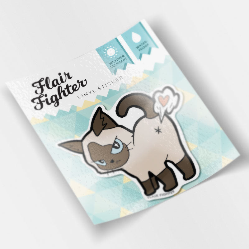 The Siamese Cat Sticker