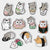 Cat Collection Vol. 1 Vinyl Stickers FULL SET [12 PCS] Decorative Stickers Flair Fighter   