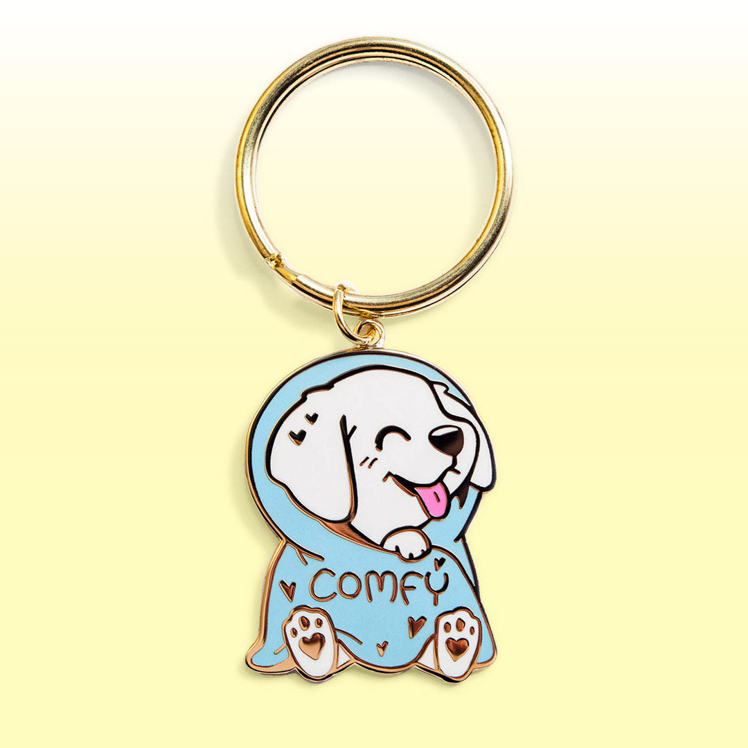 Gift Keychain Golden Retriever Dog Pet Animal Puppy Dogs New with Tags  Metal