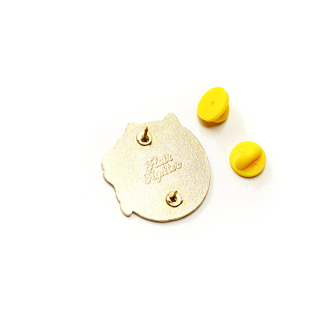 Cream Shiba Inu Donut Enamel Pin Brooches & Lapel Pins Flair Fighter   