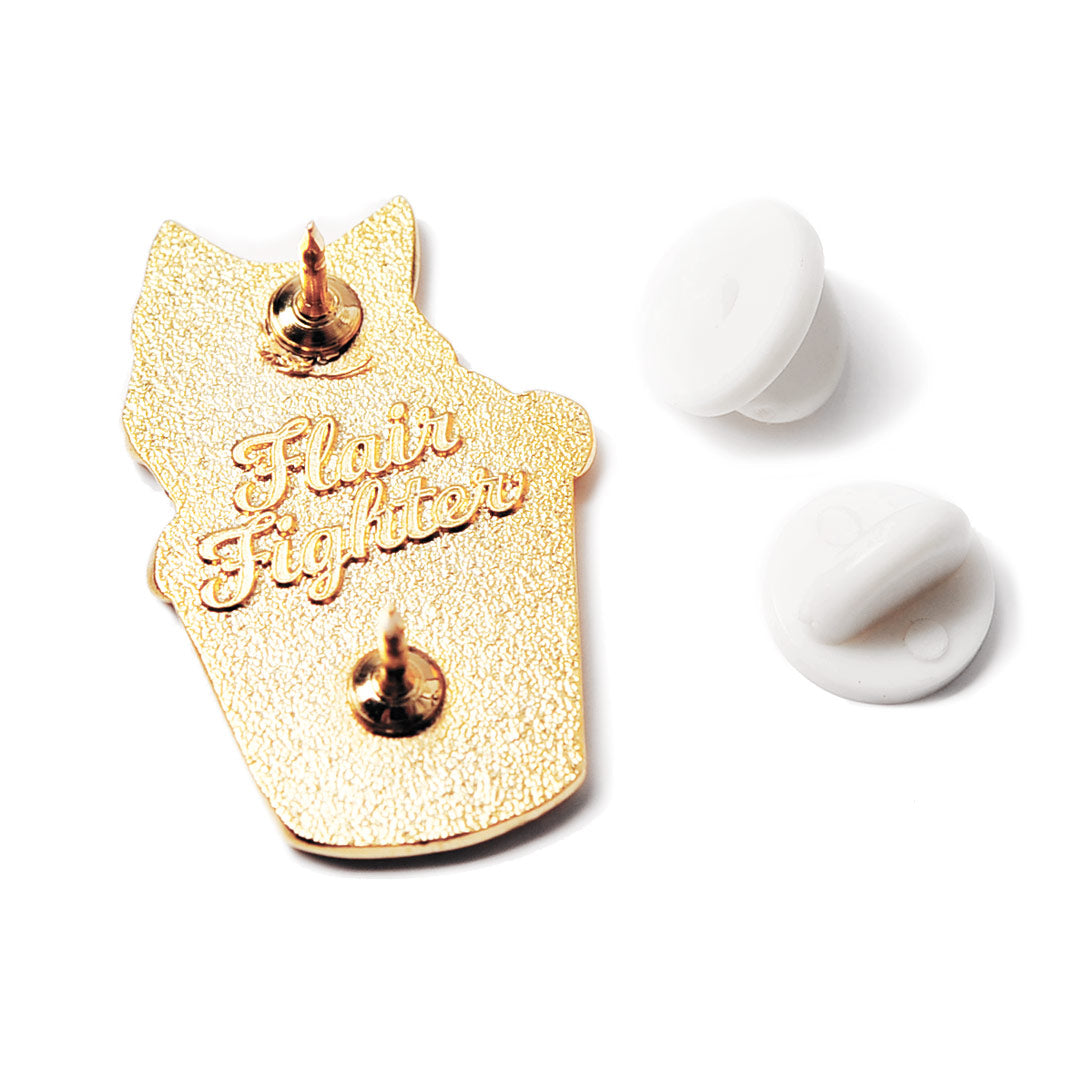 Cat (Cup) Noodles Enamel Pin Brooches & Lapel Pins Flair Fighter   