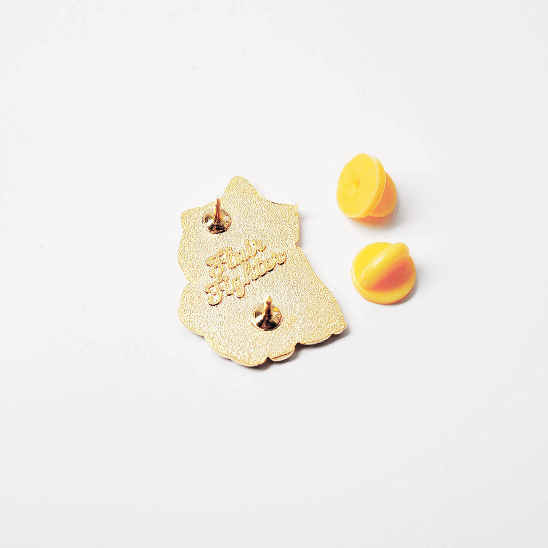 Stubborn Red Shiba Inu NO NO NO NO Enamel Pin Brooches & Lapel Pins Flair Fighter   