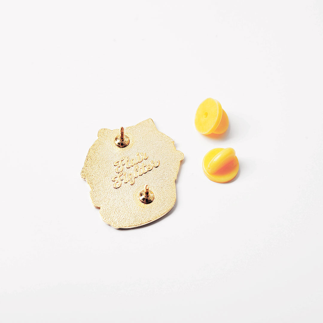 Red Shiba Inu Swing Higher Enamel Pin Brooches & Lapel Pins Flair Fighter   