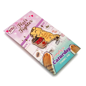 A Purrfect Start To The Day Timmies Version (Scottish Fold Cat) Enamel Pin Brooches & Lapel Pins Flair Fighter   