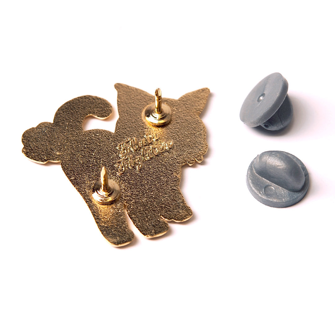 Cat Fart Enamel Pin Brooches & Lapel Pins Flair Fighter   