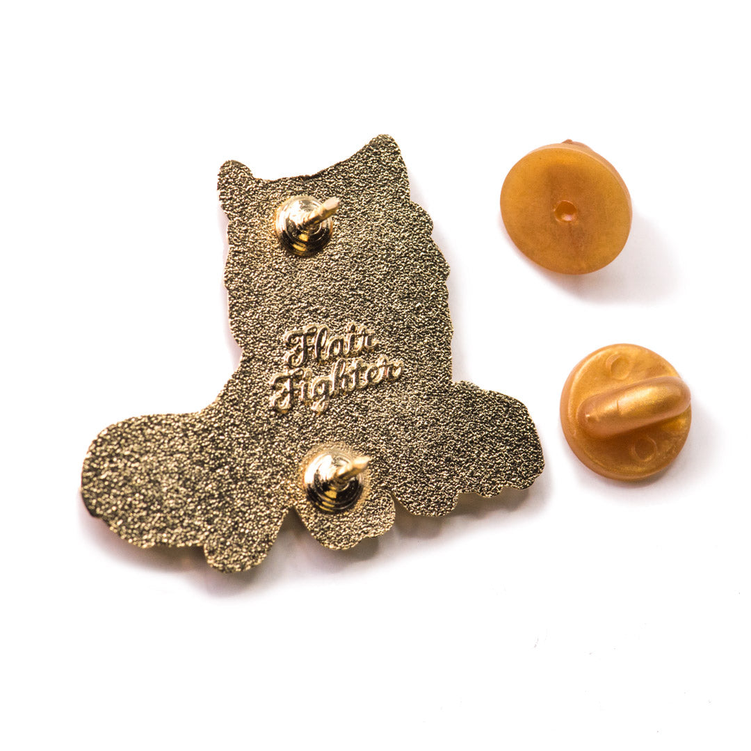 My Resting Cat Face (Persian Cat) Enamel Pin Brooches & Lapel Pins Flair Fighter   