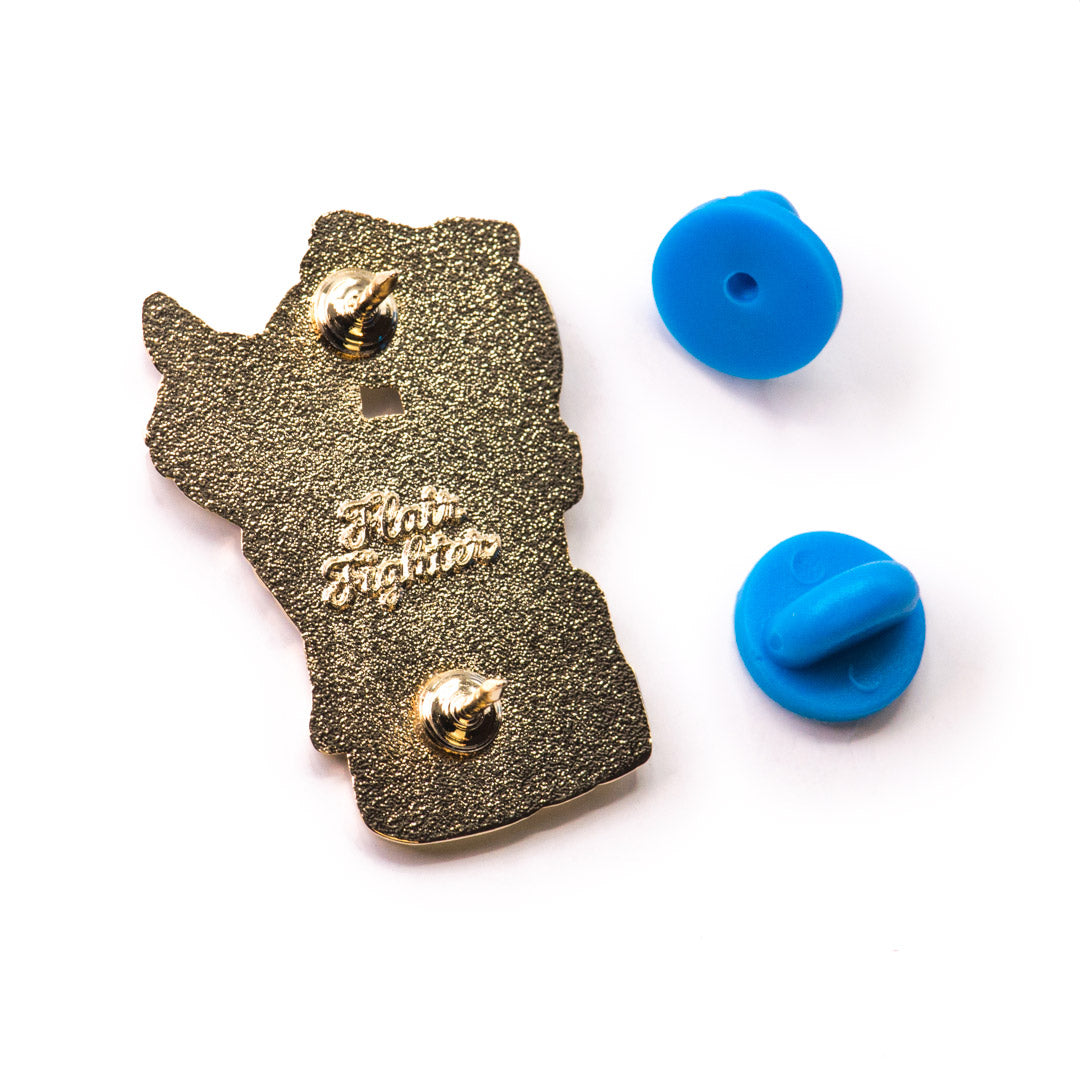 Purr Purr Rub Rub Ver. A Version RIGHT LEG (American Shorthair Cat) Enamel Pin Brooches & Lapel Pins Flair Fighter   