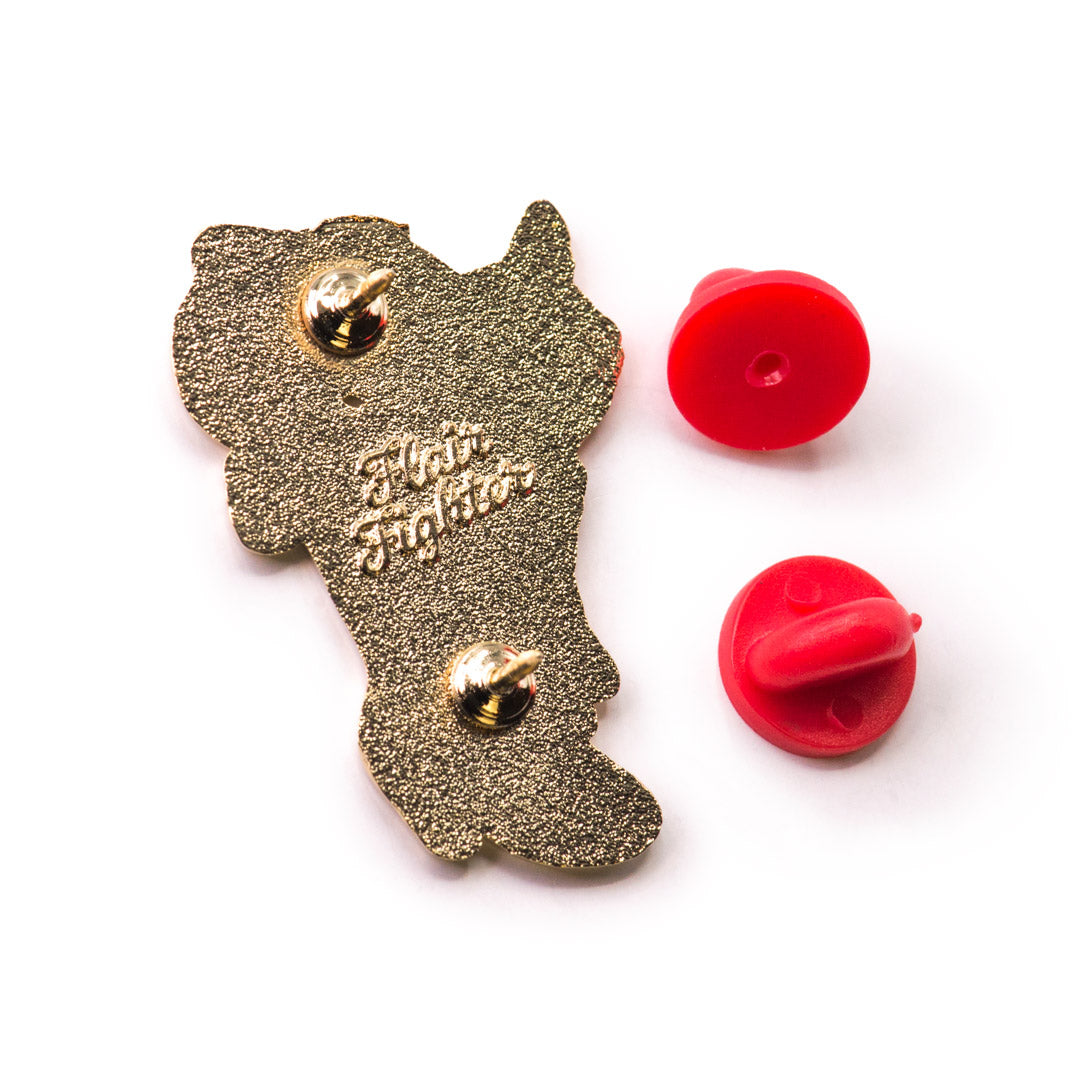 Purr Purr Rub Rub Ver. B Version LEFT LEG (Balinese) Enamel Pin Brooches & Lapel Pins Flair Fighter   