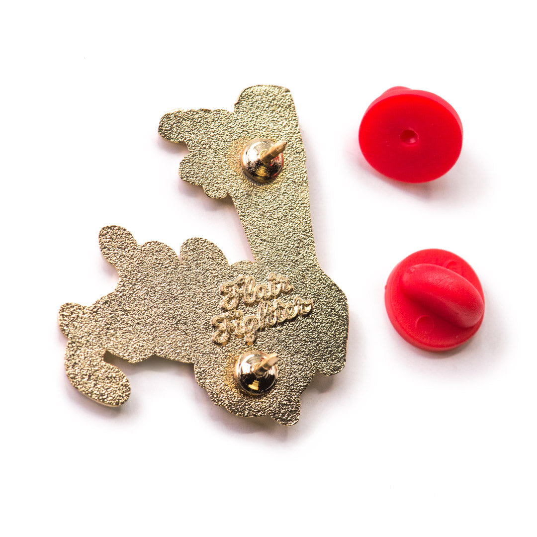 Purr Purr Rub Rub Ver. B Version RIGHT LEG (Russian Blue) Enamel Pin Brooches & Lapel Pins Flair Fighter   