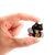 Lucky Cat (Black) Maneki-Neko Enamel Pin Brooches & Lapel Pins Flair Fighter   
