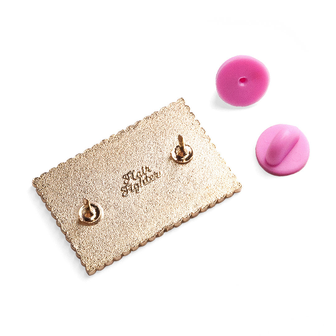 Meowt Fuji Cat Stamp Enamel Pin Brooches & Lapel Pins Flair Fighter   