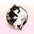 Sakura Yin Yang Cats Enamel Pin Brooches & Lapel Pins Flair Fighter   