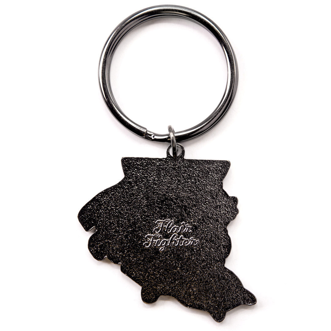 Nocturnal (Nebelung Cat) Keychain  Flair Fighter   