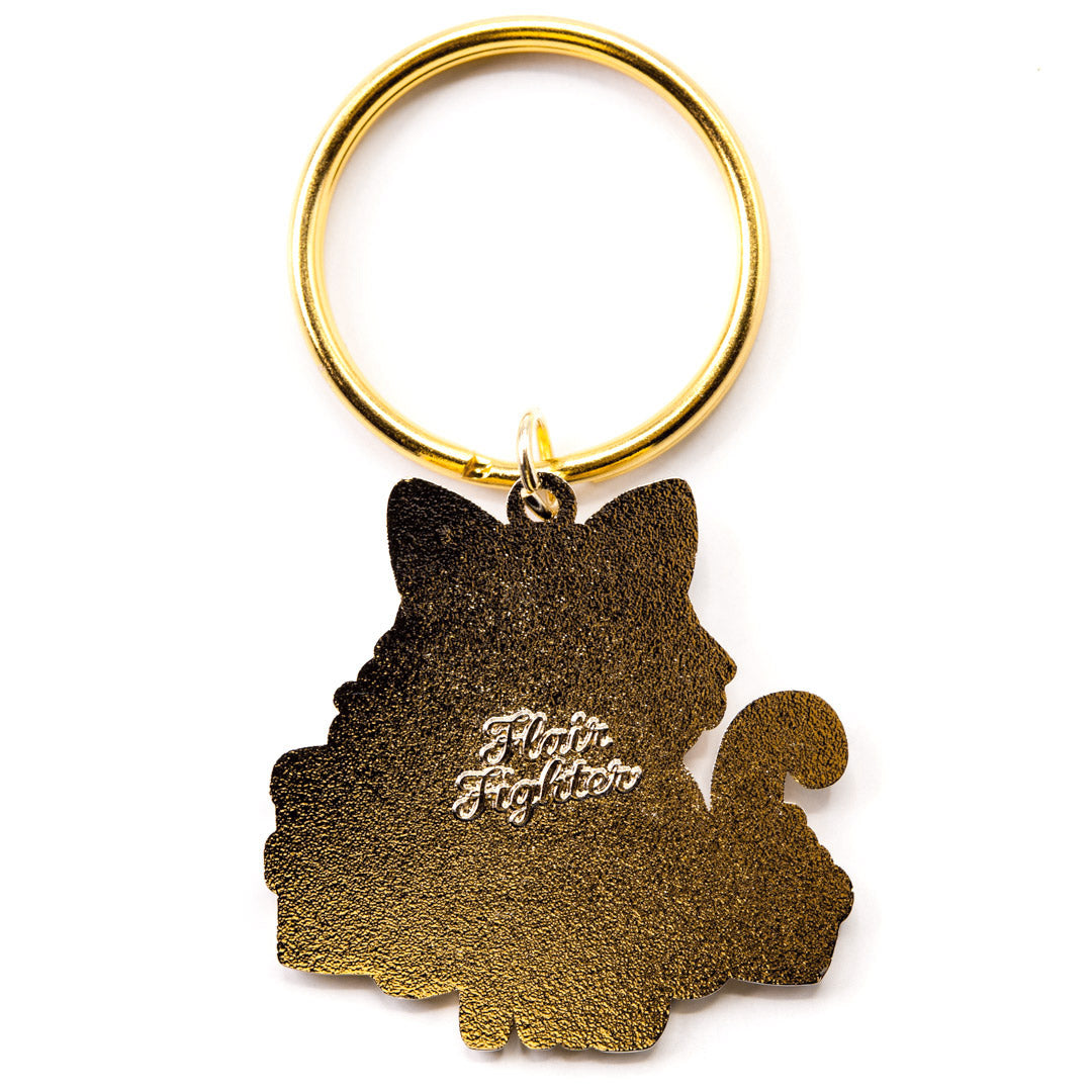 EAT (Calico Cat) Keychain  Flair Fighter   