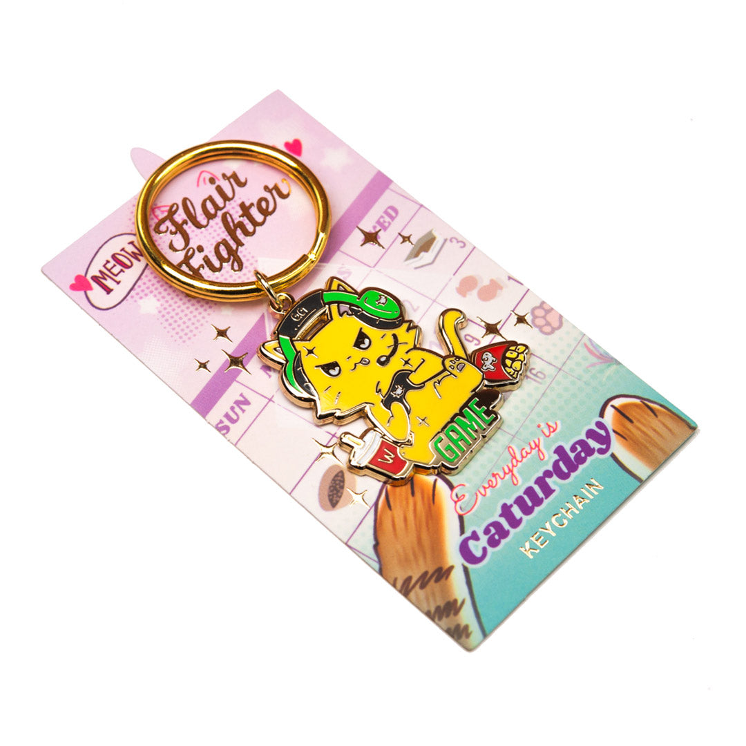 GAME (British Shorthair Cat) Keychain  Flair Fighter   