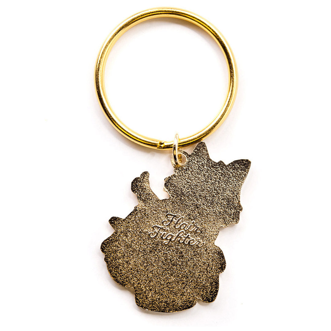 I'm Literal Trash (Norwegian Forest Cat) Keychain  Flair Fighter   