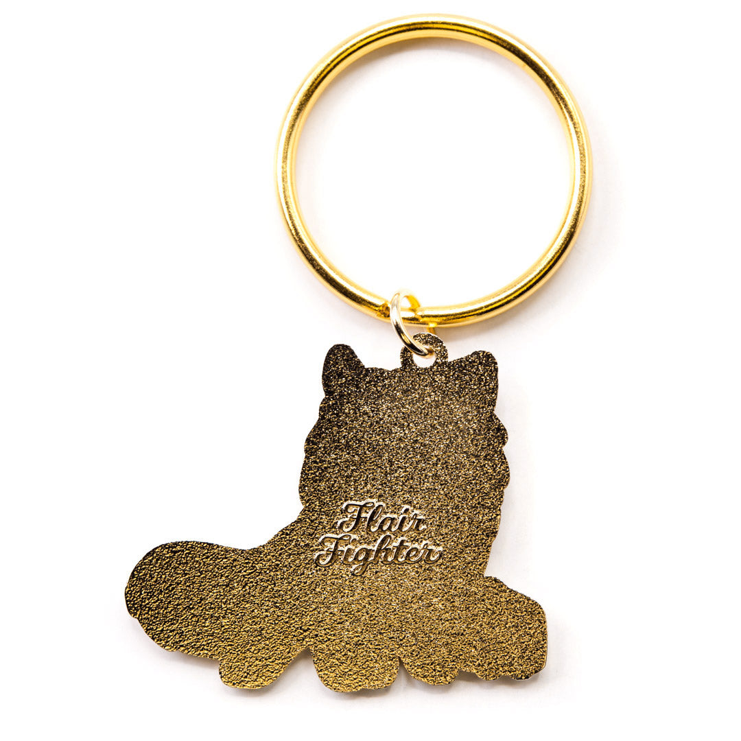 My Resting Cat Face (Persian Cat) Keychain  Flair Fighter   