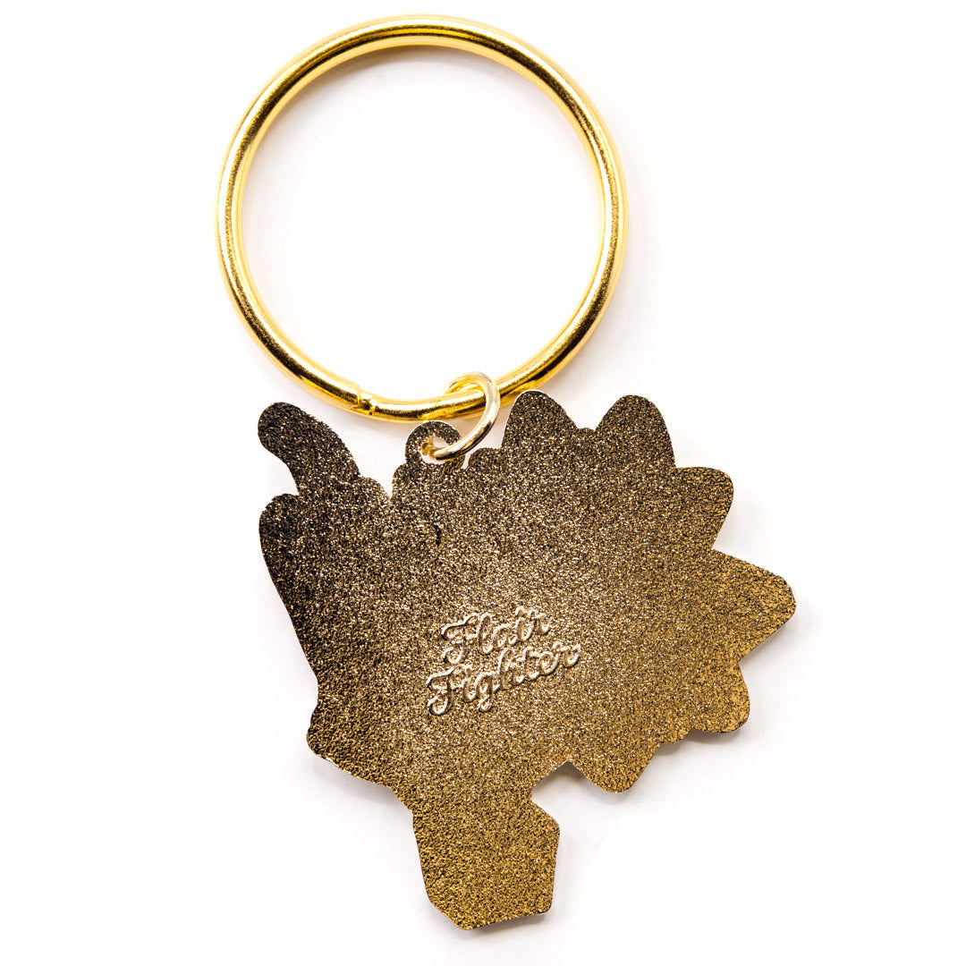 No Task Too Small (European Shorthair Cat) Keychain  Flair Fighter   