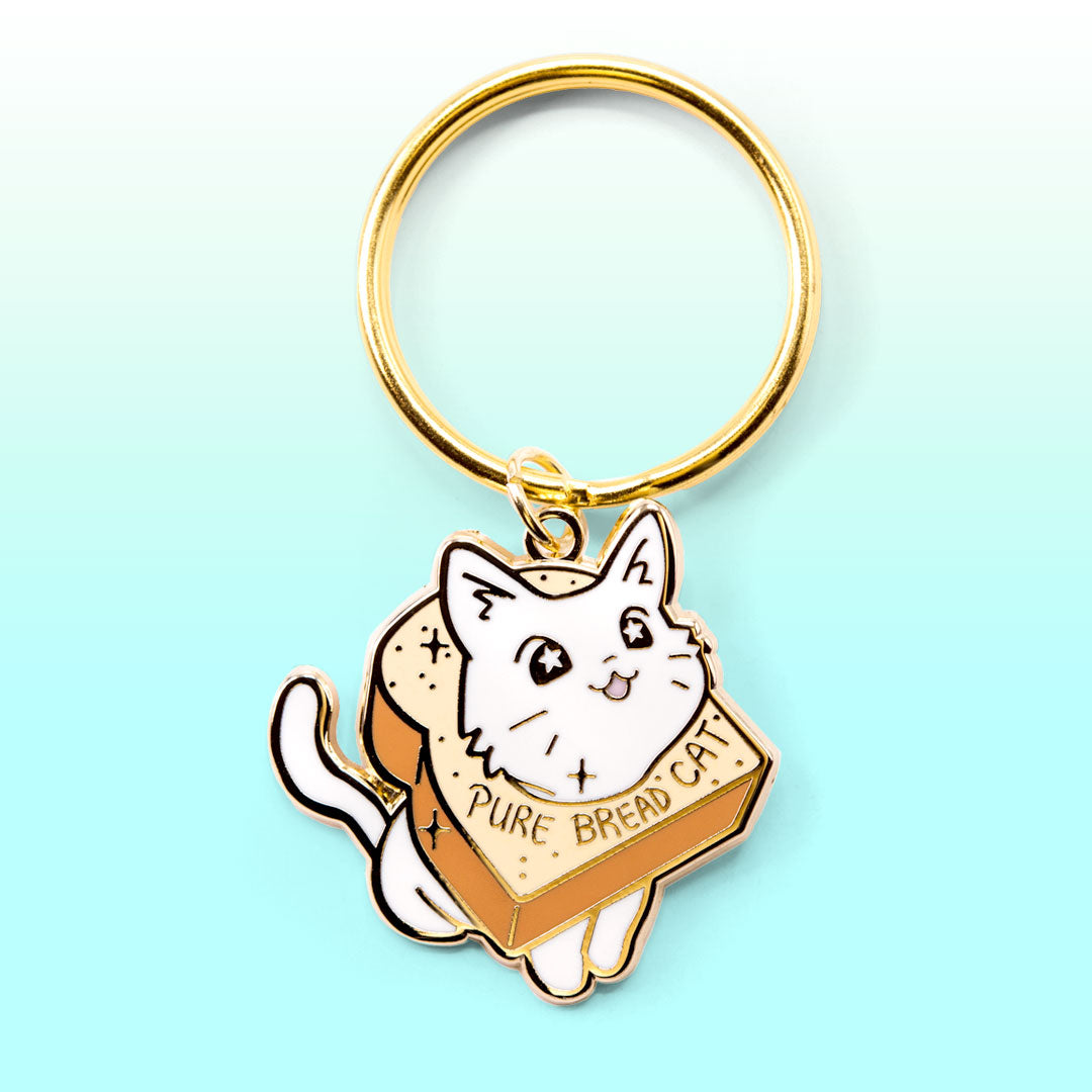 Pure Bread Cat (Munchkin Cat) Keychain  Flair Fighter   