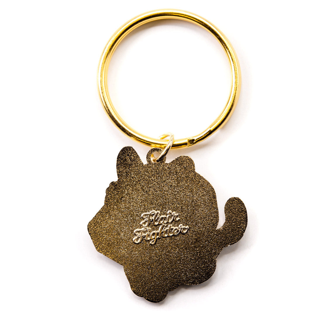 Pure Bread Cat (Munchkin Cat) Keychain  Flair Fighter   