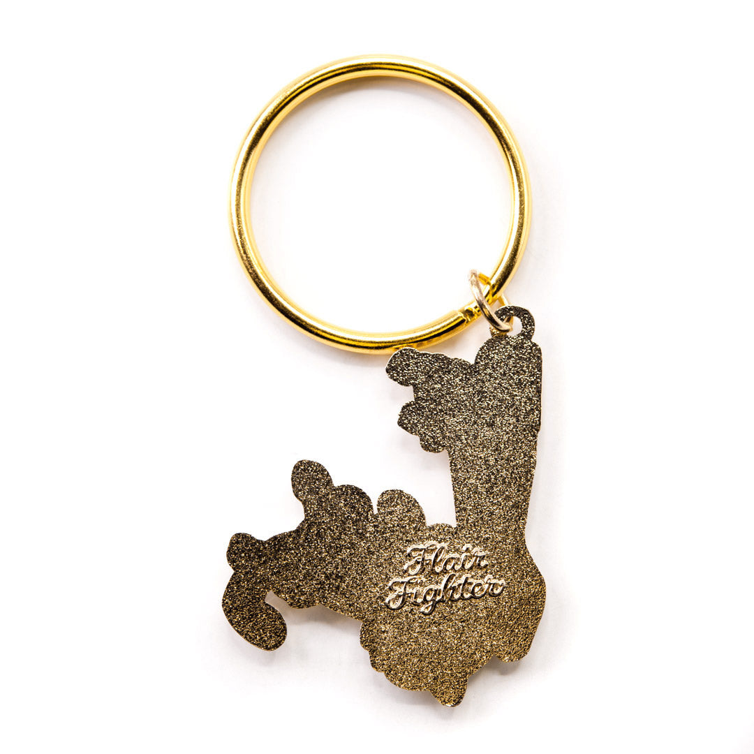 Purr Purr Rub Rub Ver. B Version RIGHT LEG (Russian Blue) Keychain  Flair Fighter   