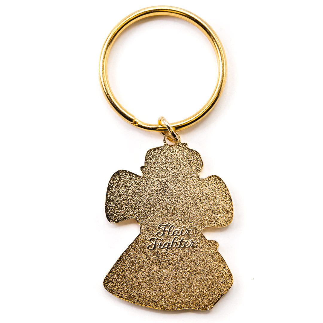 Snow Much Fun (Norwegian Forest Cat) Keychain  Flair Fighter   