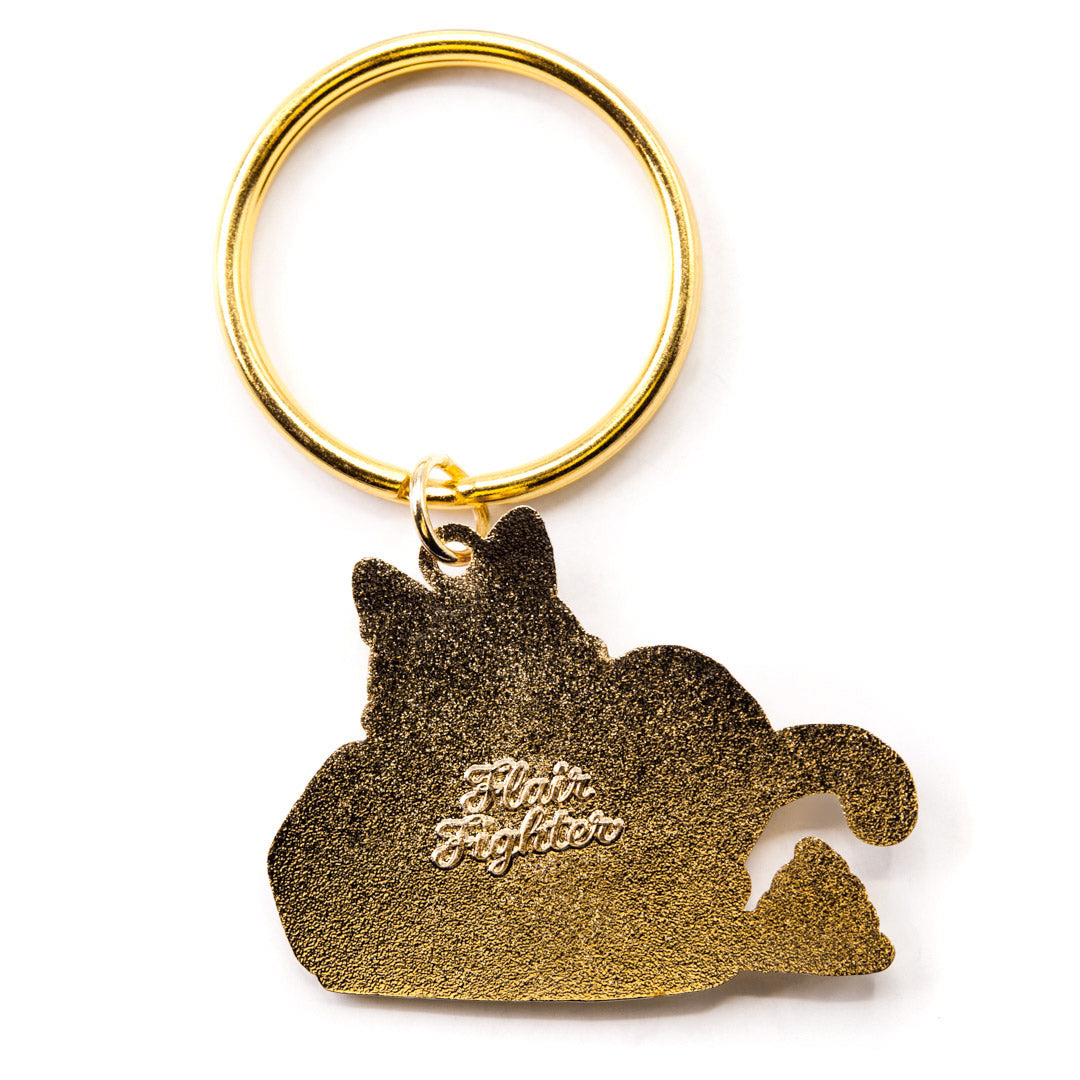 Whatever (Snowshoe Cat) Keychain Keychain Flair Fighter   