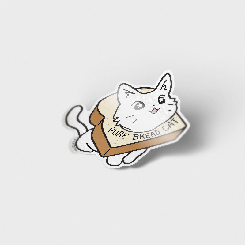 Pure Bread Cat (Munchkin Cat) Vinyl Sticker Decorative Stickers Flair Fighter   