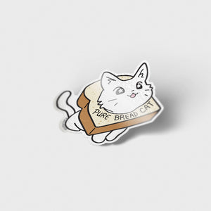 Pure Bread Cat (Munchkin Cat) Vinyl Sticker Decorative Stickers Flair Fighter   