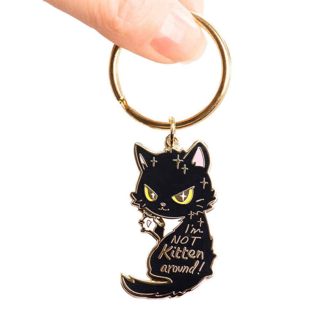 Metal Enamel Elegant Cat Key Chain – CatMindShop