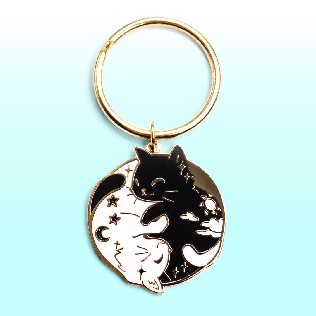 Cat Enamel Keychain Cat Enamel Keychain