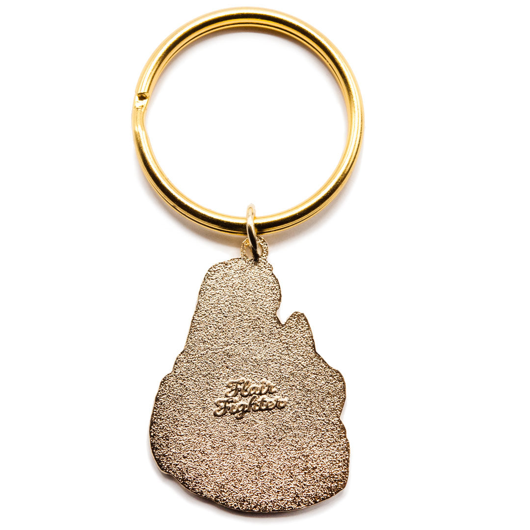 Red Shiba Inu Sushi Enamel Keychain Keychains Flair Fighter   