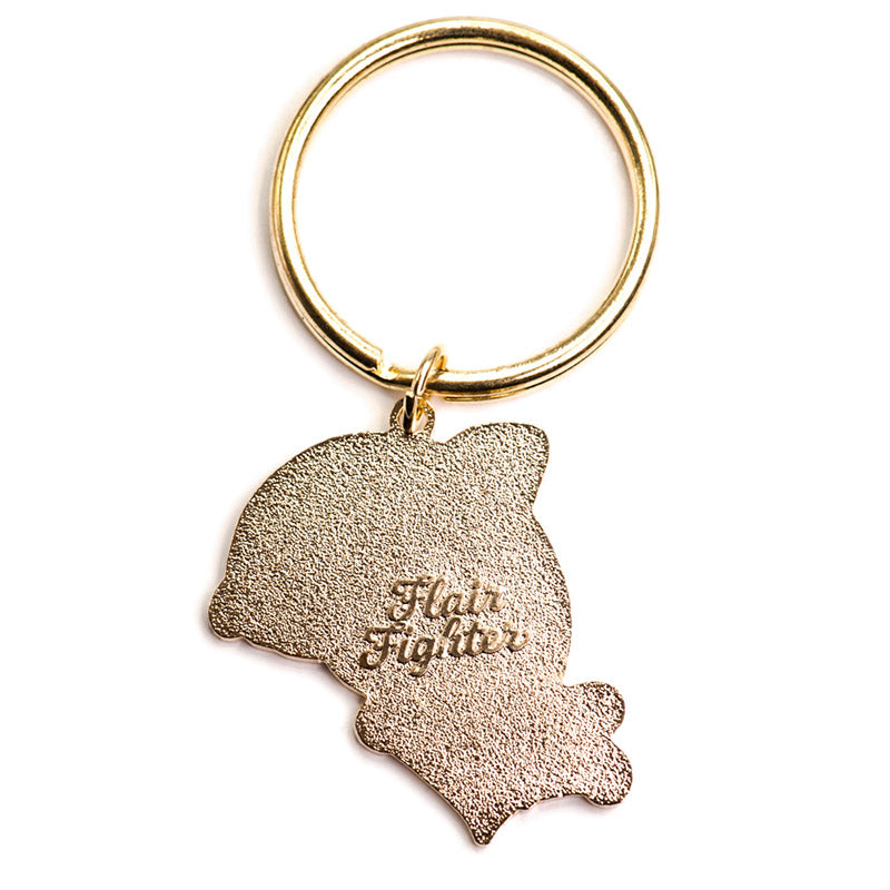 "Cute n Deadly" Orca Killer Whale Enamel Keychain  Flair Fighter   