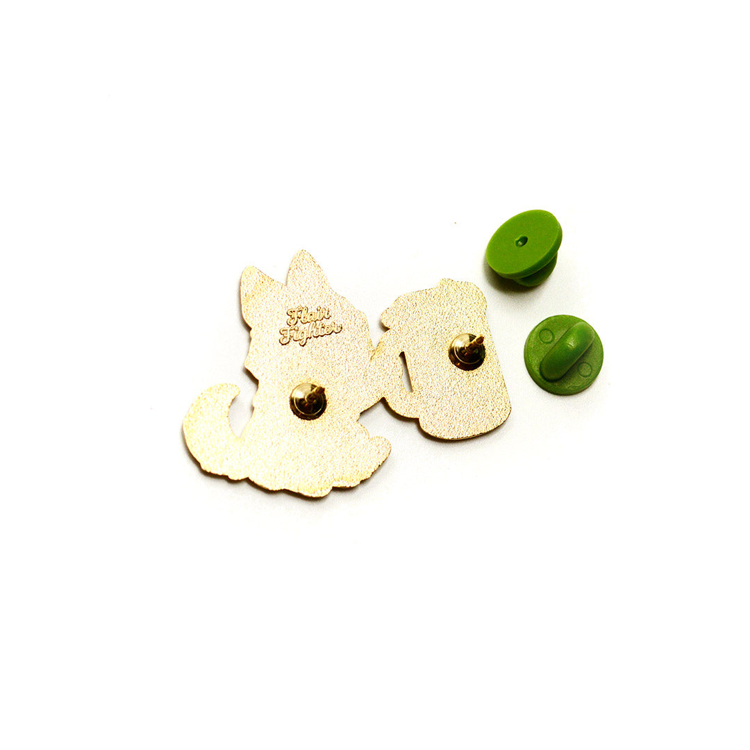 Friends Furever Husky Enamel Pin Brooches & Lapel Pins Flair Fighter   