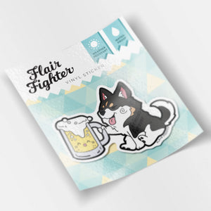 Friends Furever Husky Vinyl Sticker Decorative Stickers Flair Fighter   