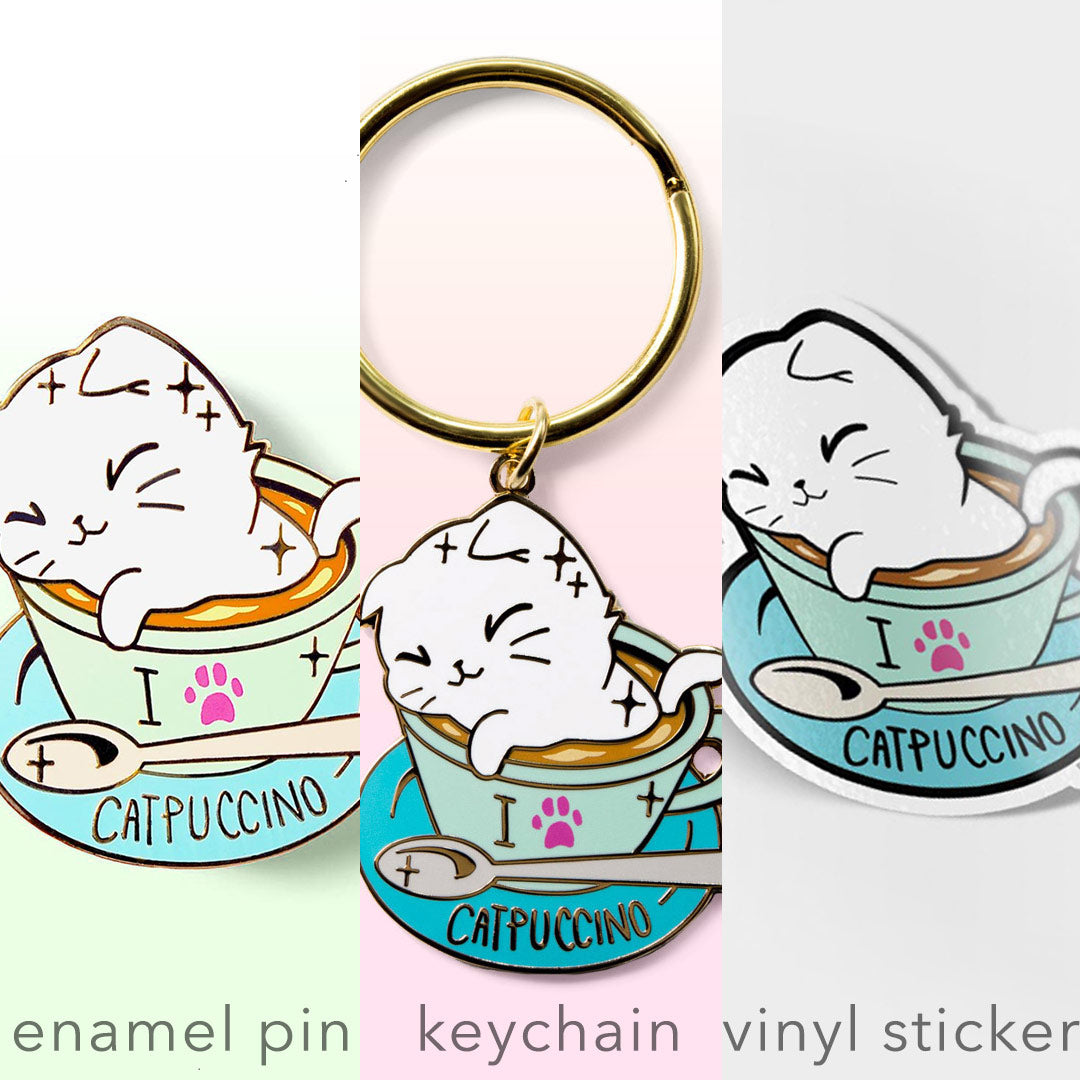 4 Pack Kawaii Pins, Backpack Aesthetic Pins, Cute Enamel Pins