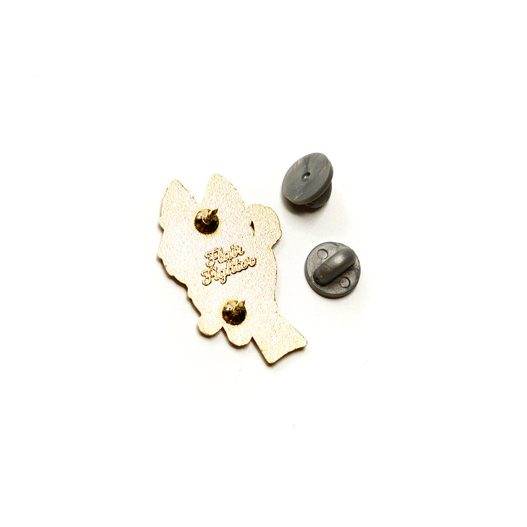 Stubborn Husky Enamel Pin Brooches & Lapel Pins Flair Fighter   