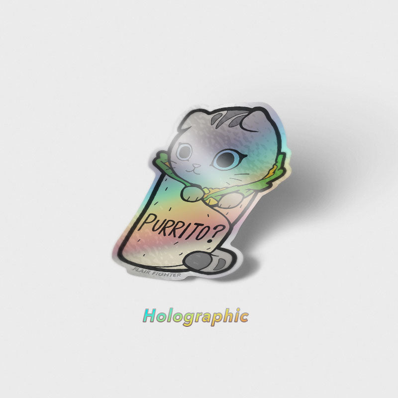 Caticorn Holographic Water Bottle