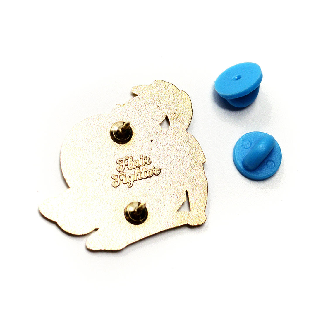 Space Doggo Golden Retriever Enamel Pin Brooches & Lapel Pins Flair Fighter   