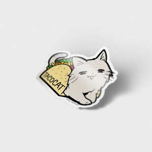 Taco Cat Vinyl Sticker Decorative Stickers Flair Fighter   